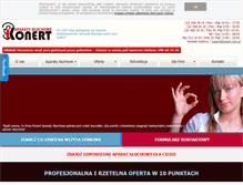 Tablet Screenshot of konert.com.pl